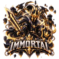 Het Immortal-embleem van DeSMP Lifesteal