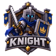 Het Knight-embleem van DeSMP Lifesteal