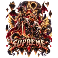 Het Supreme-embleem van DeSMP Lifesteal